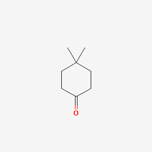 Chemical structure of Cyclohexanone, 4,4-dimethyl-