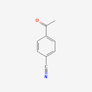Chemical structure of 4'-Cyanoacetophenone