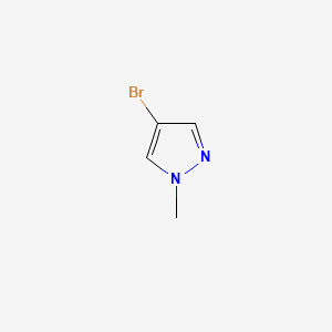 Chemical structure of 1H-Pyrazole, 4-bromo-1-methyl-