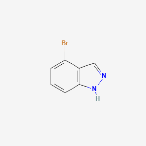 Chemical structure of 4-bromo-1H-indazole