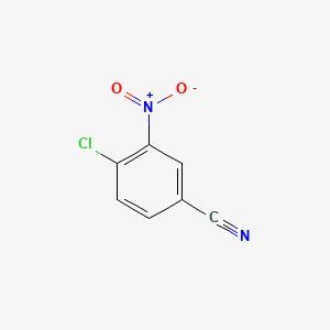 Chemical structure of Benzonitrile, 4-chloro-3-nitro-
