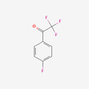 Chemical structure of 2,2,2,4'-Tetrafluoroacetophenone