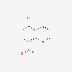 Chemical structure of 5-Bromoquinoline-8-carboxaldehyde