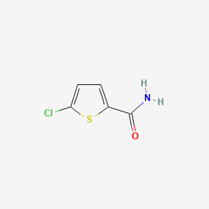 Chemical structure of 5-Chlorothiophene-2-carboxamide