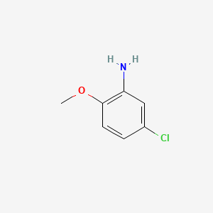 Chemical structure of 5-Chloro-2-methoxyaniline