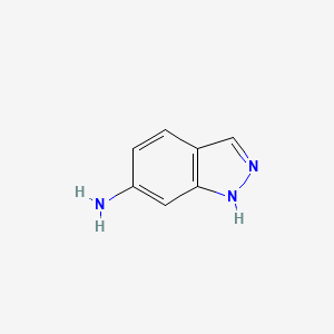 Chemical structure of 1H-Indazol-6-amine
