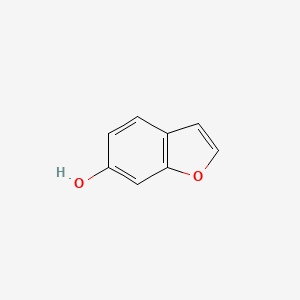 Chemical structure of 6-Hydroxybenzofuran