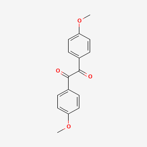 Chemical structure of 4,4'-Dimethoxybenzil
