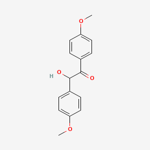 Chemical structure of 4,4'-Dimethoxybenzoin