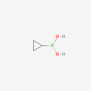 Chemical structure of Cyclopropylboronic acid