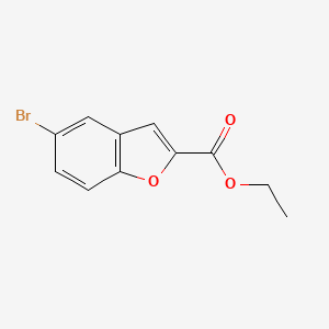 Chemical structure of Ethyl (5-bromobenzofuran)-2-carboxylate