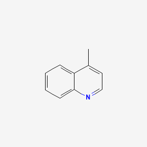 Chemical structure of 4-Methylquinoline