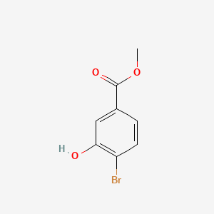 Chemical structure of Methyl 4-Bromo-3-hydroxybenzoate