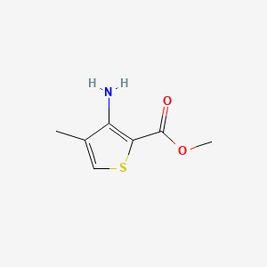 Chemical structure of Methyl 3-amino-4-methylthiophene-2-carboxylate