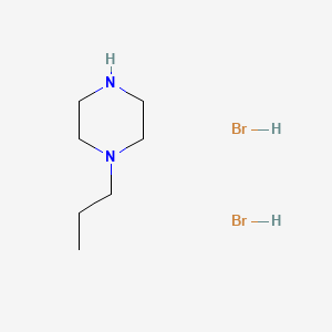 Chemical structure of N-Propylpiperazinium dibromide