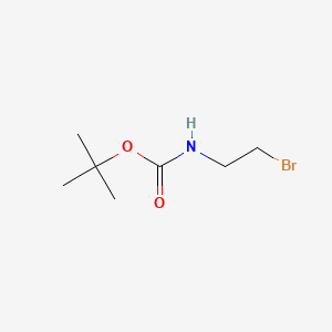Chemical structure of tert-Butyl N-(2-bromoethyl)carbamate