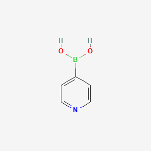 Chemical structure of (Pyridin-4-yl)boronic acid