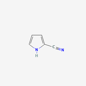 Chemical structure of Pyrrole-2-carbonitrile