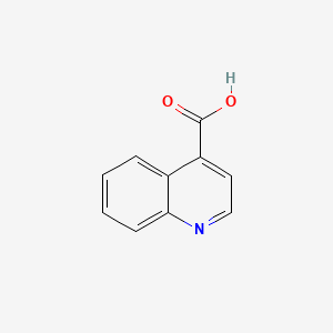 Chemical structure of 4-Quinolinecarboxylic acid