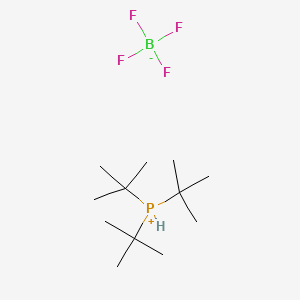 Chemical structure of Tri-tert-butylphosphine tetrafluoroborate