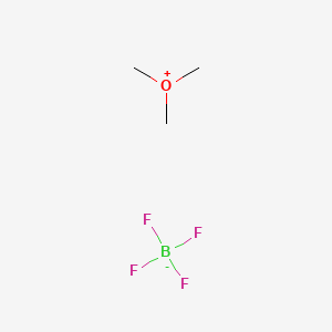 Chemical structure of Oxonium, trimethyl-, tetrafluoroborate(1-) (1:1)