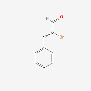Chemical structure of alpha-Bromocinnamaldehyde