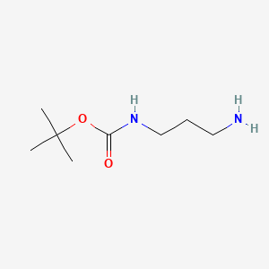 Chemical structure of tert-Butyl (3-aminopropyl)carbamate