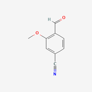 Chemical structure of 4-Formyl-3-methoxybenzonitrile