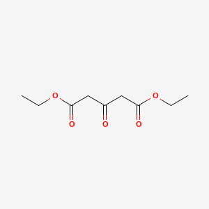 Chemical structure of Diethyl acetonedicarboxylate
