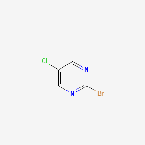 Chemical structure of 2-Bromo-5-chloropyrimidine