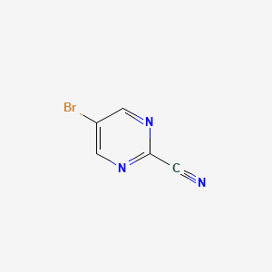 Chemical structure of 5-Bromopyrimidine-2-carbonitrile