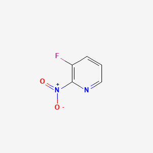 Chemical structure of 3-Fluoro-2-nitropyridine