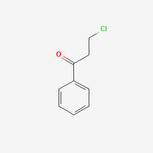 Chemical structure of 3-Chloropropiophenone