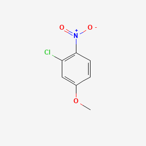 Chemical structure of 2-Chloro-4-methoxy-1-nitrobenzene