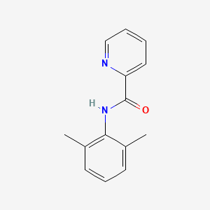 Chemical structure of 2',6'-Picolinoxylidide