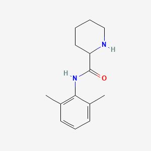 Chemical structure of 2',6'-Pipecoloxylidide
