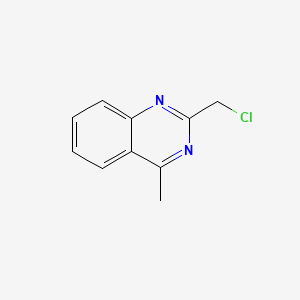 Chemical structure of 2-(Chloromethyl)-4-methylquinazoline