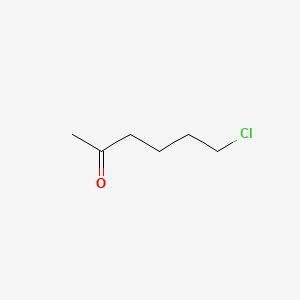 Chemical structure of 6-Chlorohexan-2-one