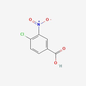 Chemical structure of 4-Chloro-3-nitrobenzoic acid