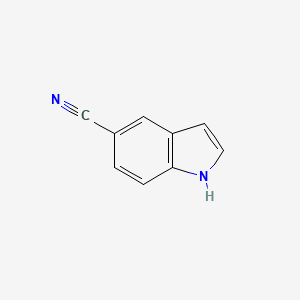 Chemical structure of Indole-5-carbonitrile