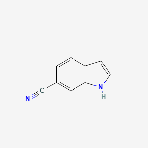 Chemical structure of 1H-indole-6-carbonitrile