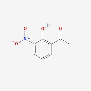 Chemical structure of 1-(2-Hydroxy-3-nitrophenyl)-ethanone