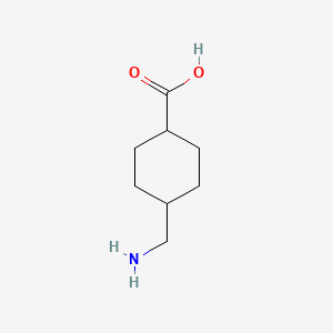 Chemical structure of 4-(Aminomethyl)cyclohexanecarboxylic acid
