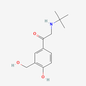 Chemical structure of Salbutamon