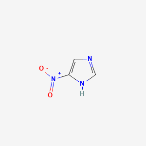 Chemical structure of 4-Nitroimidazole