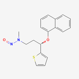 Chemical structure of N-nitroso-duloxetine