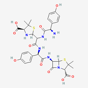 Chemical structure of Amoxicillin Impurity J