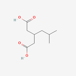 Chemical structure of Isobutylglutaric acid