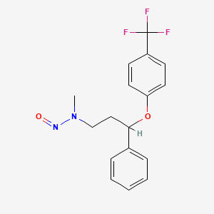 Chemical structure of Methyl(nitroso)(3-phenyl-3-(4-(trifluoromethyl)phenoxy)propyl)amine
