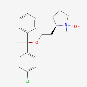 Chemical structure of Clemastine N-Oxide